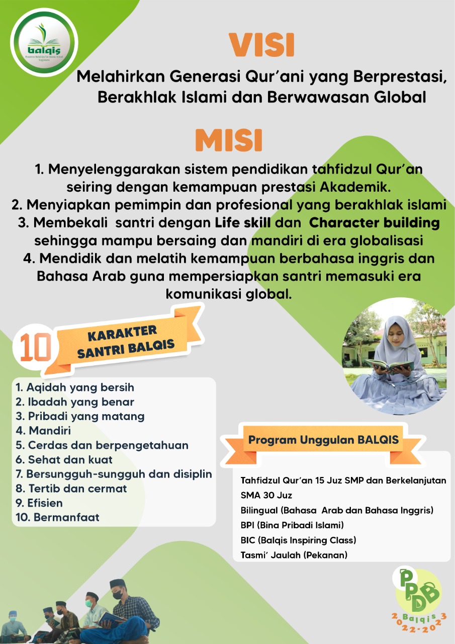 VISI MISI KARAKTER DAN UNGGULAN